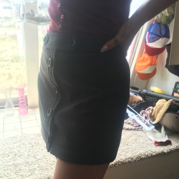 Wool Mini Skirt - Picture 8 of 8